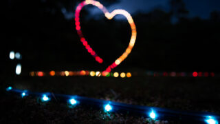 七夕星祭りのイルミネーション完成しました！